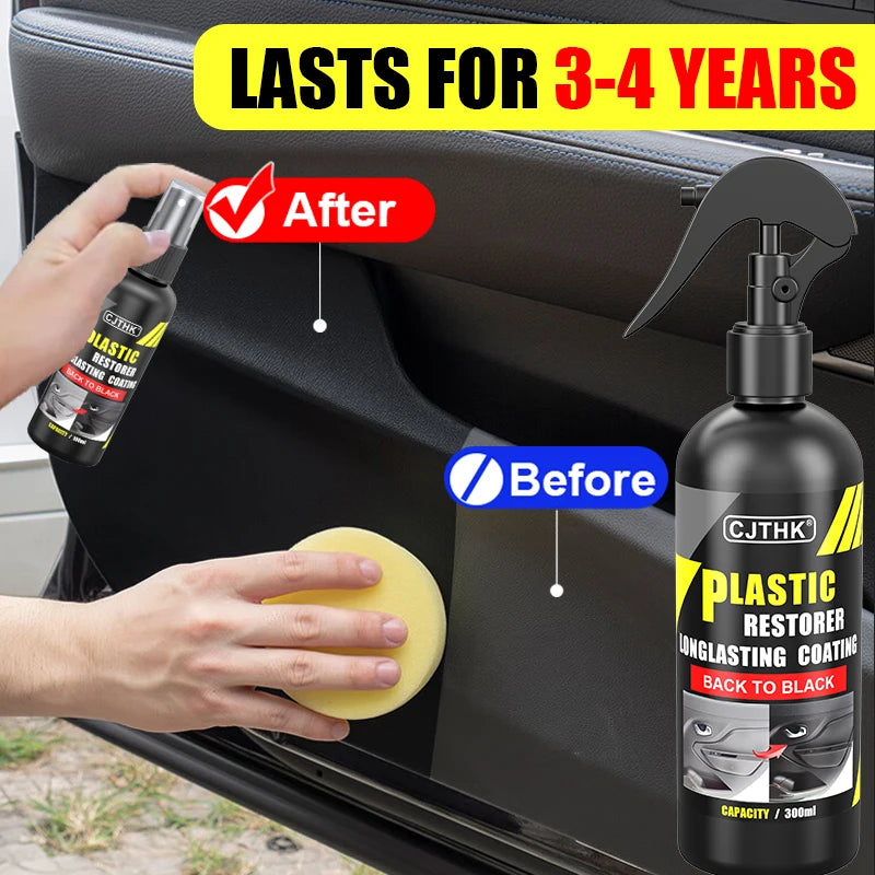 Car Plastic Restorer & Shine